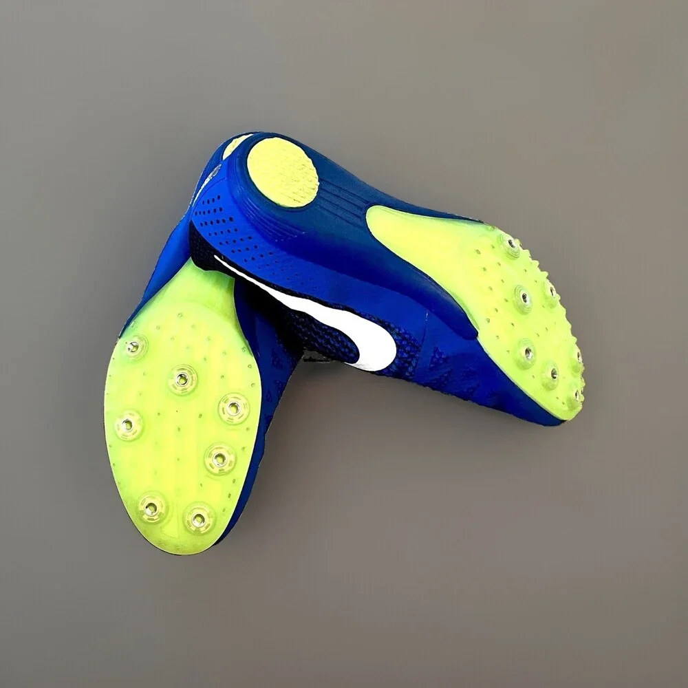 Nike Zoom Rival M Track & Field Sprint Blue Spikes 806555-413 sz 11